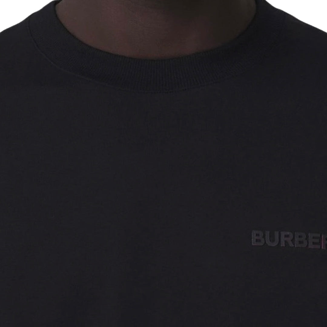 Burberry Logo T-shirt In Black