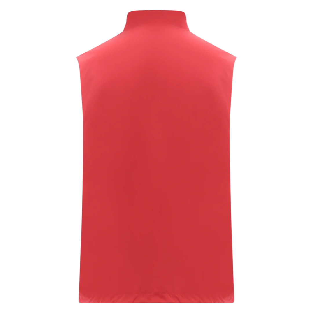 Palm Angels Track Gilet In Red