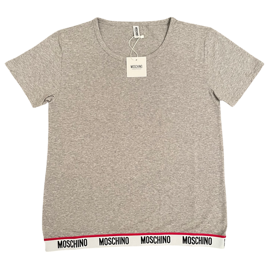 Moschino Tape T-shirt In Grey