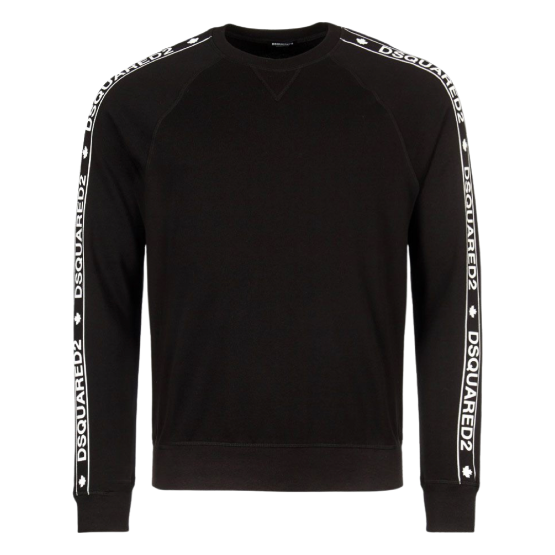 Dsquared2 Tape Sweater In Black