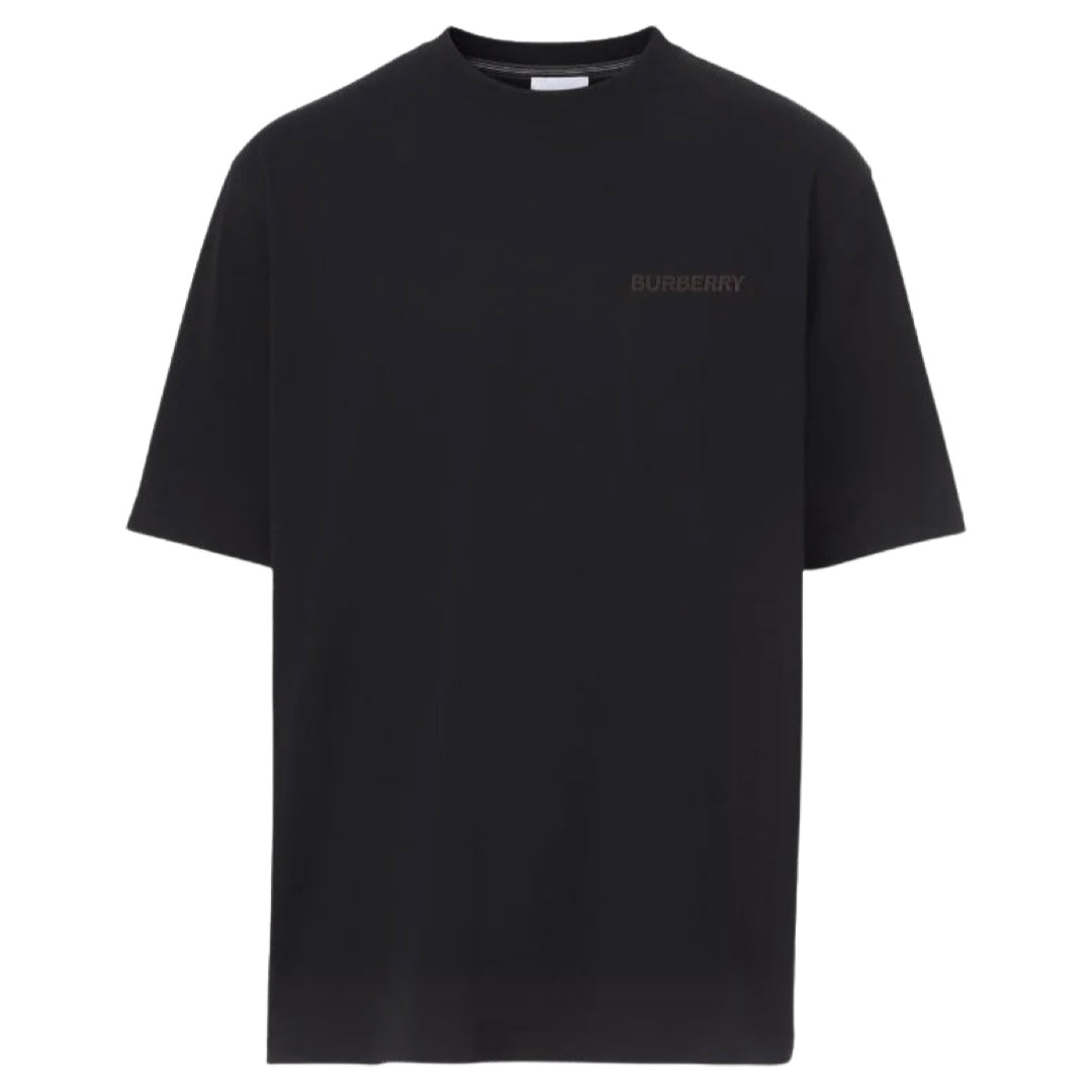 Burberry Logo T-shirt In Black