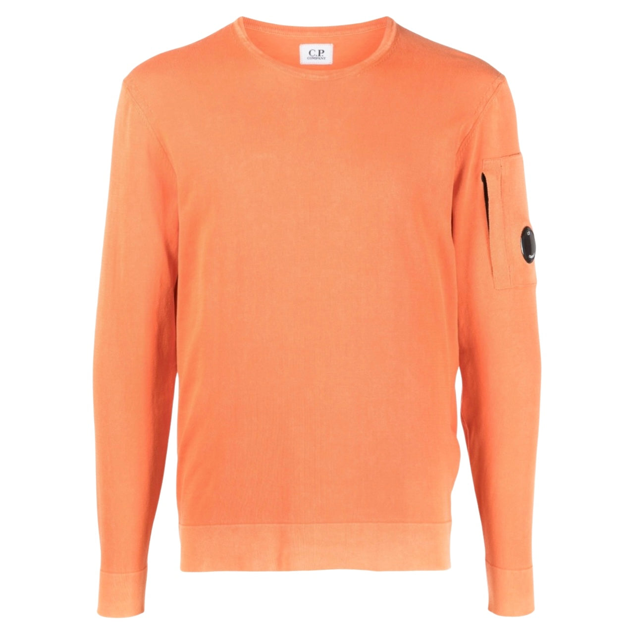 CP Company Lens Sweater In Peach