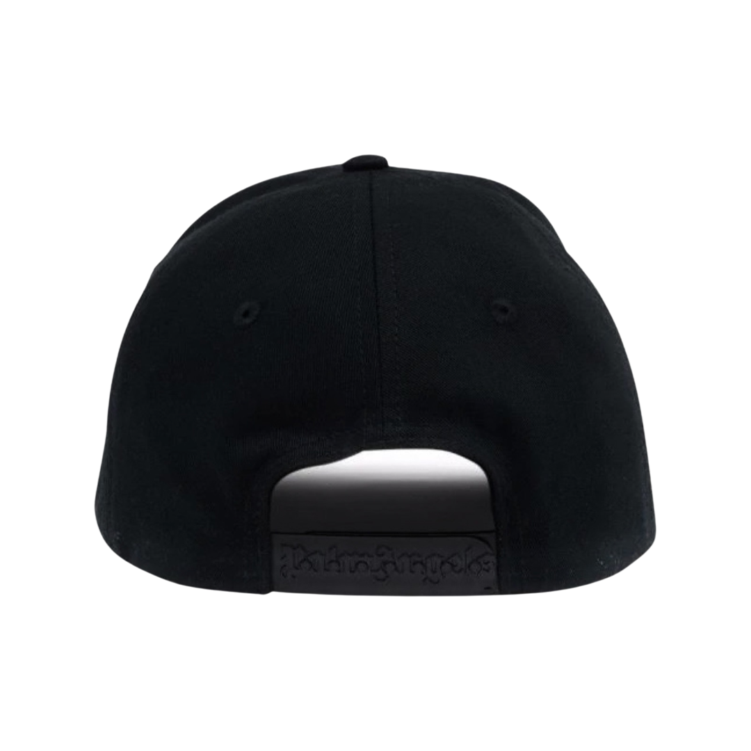 Palm Angels Logo Hat In Black