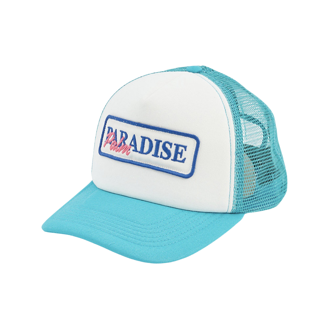 Palm Angels Paradise Hat In Blue