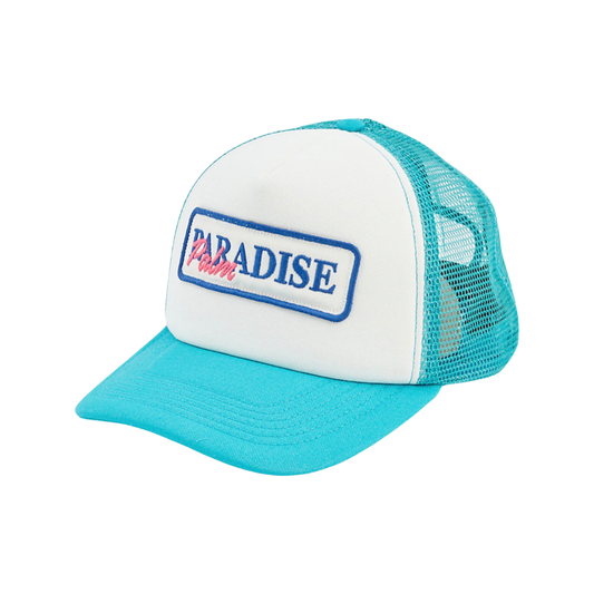 Palm Angels Paradise Hat In Blue