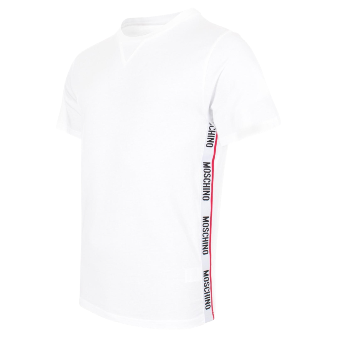 Moschino Side Tape T-shirt In White