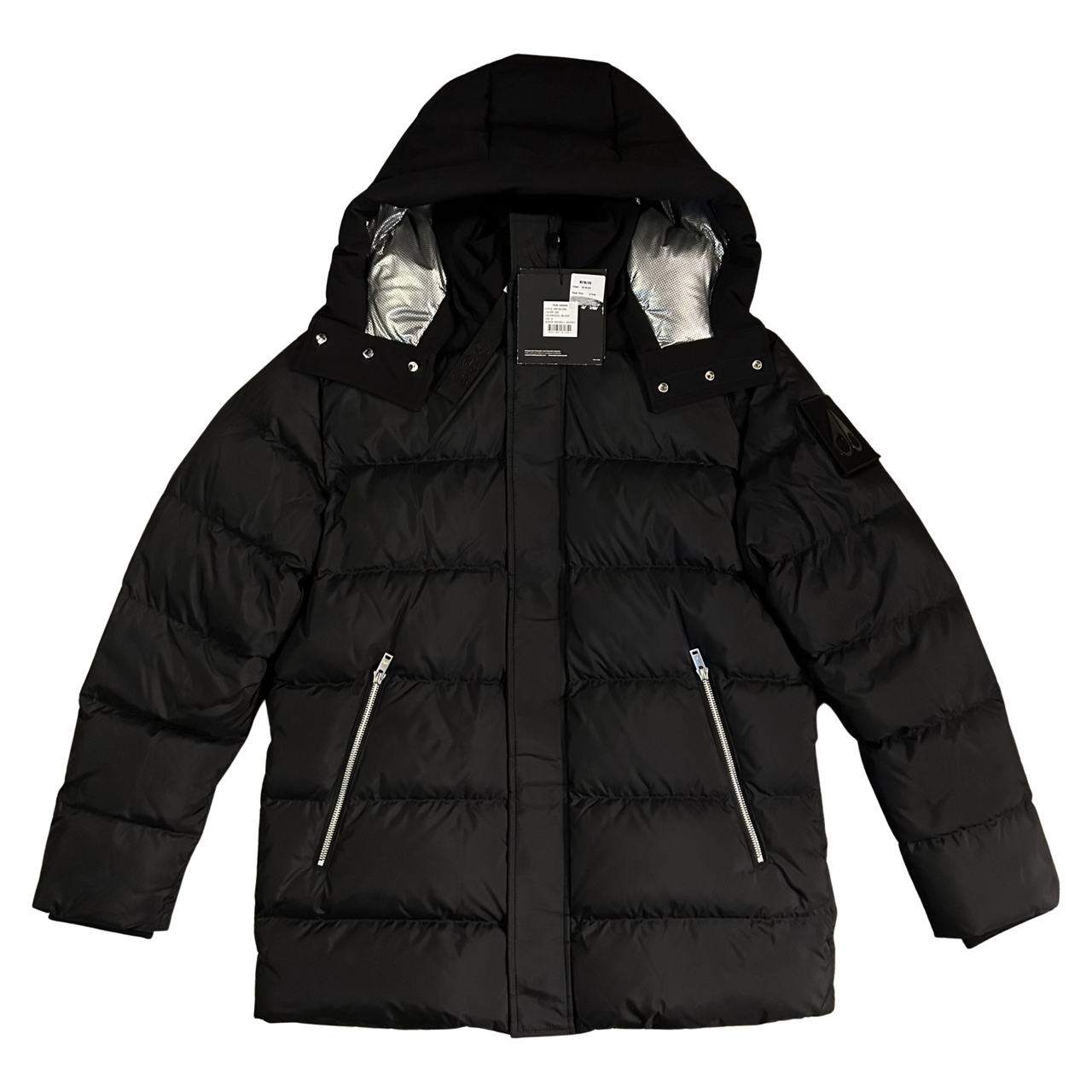 Moose Knuckles Midgell Down Coat In Black