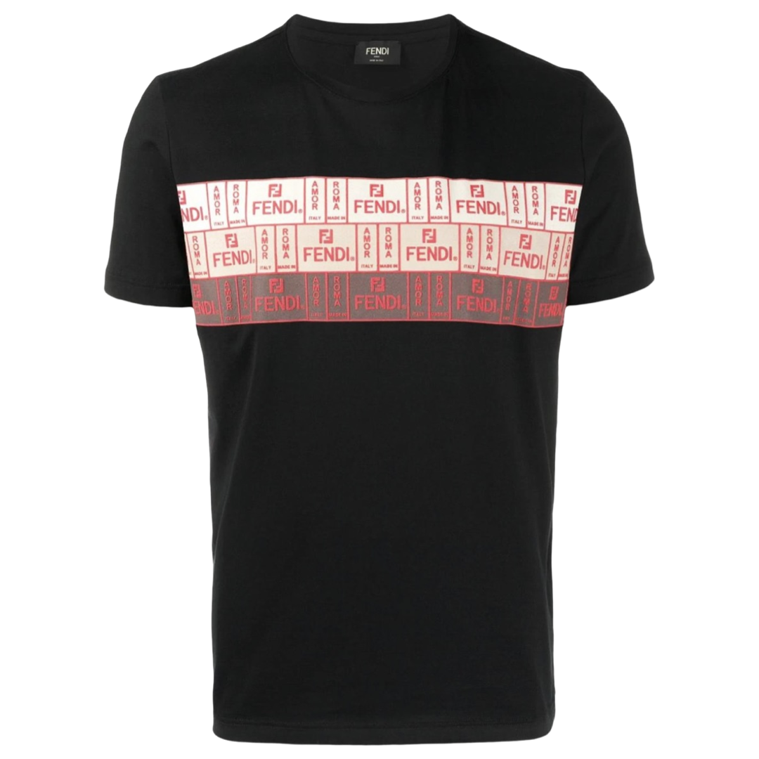 Fendi T-shirt In Black