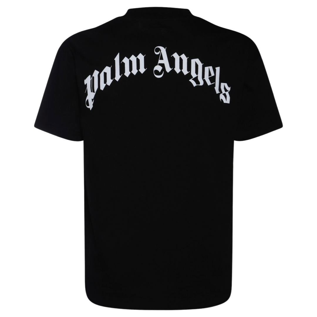 Palm Angels Shark T-shirt In Black